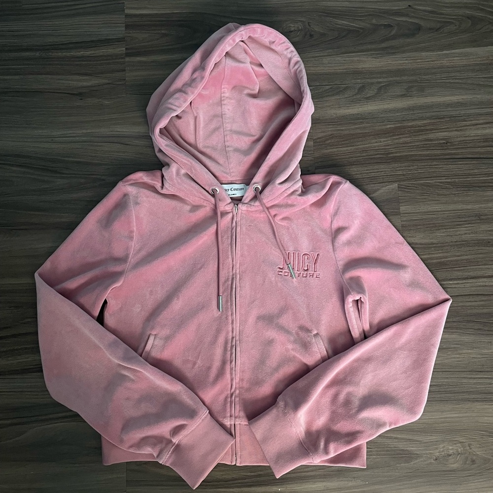 Juicy Couture Pink Velour Hoodie